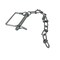 Buyers Products 3/8 Inch Safety Pin with 8 Inch Chain 3003316 - alternate 3